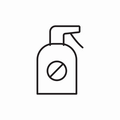 Insecticide Spray Pest Control Bottle icon vector sign