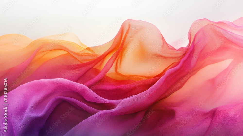 Poster holi colors creating a soft gradient across a smooth white backdrop, perfect for abstract festive-th