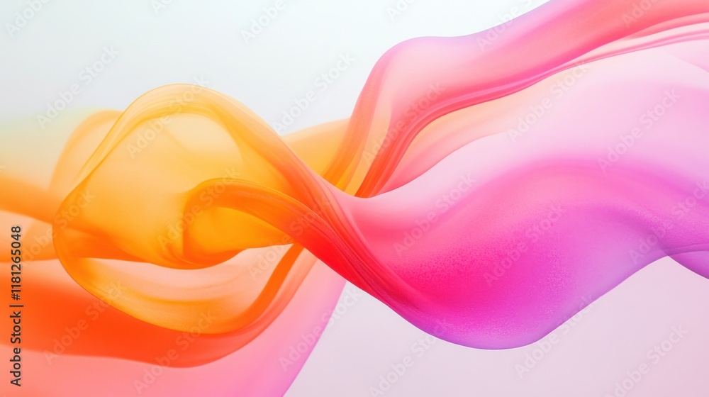 Aufkleber holi colors creating a soft gradient across a smooth white backdrop, perfect for abstract festive-th