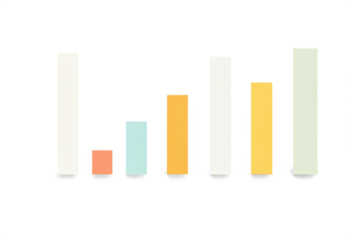 A visually appealing bar graph showcasing statistical data with vibrant, clear bars and precise labels. The graph highlights trends and comparisons in an organized format, suitable for presentations, 