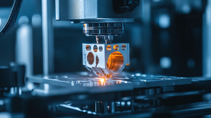 3d printer makes object with high precision