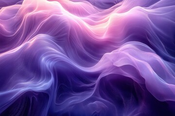 Obraz premium Ethereal swirls of purple and pink create a dreamlike ambiance in this abstract representation of movement and fluidity