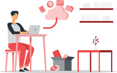 Infographic people vector illustration