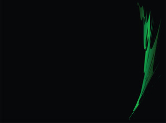 Creative Unique Vector Abstract Art design Green