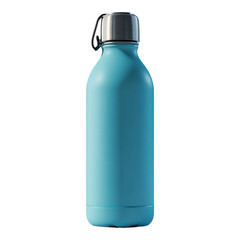 Water Bottle Mockup for Branding on transparent PNG background.