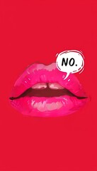 Obraz premium lips with a kiss Phone Case Covers Templates