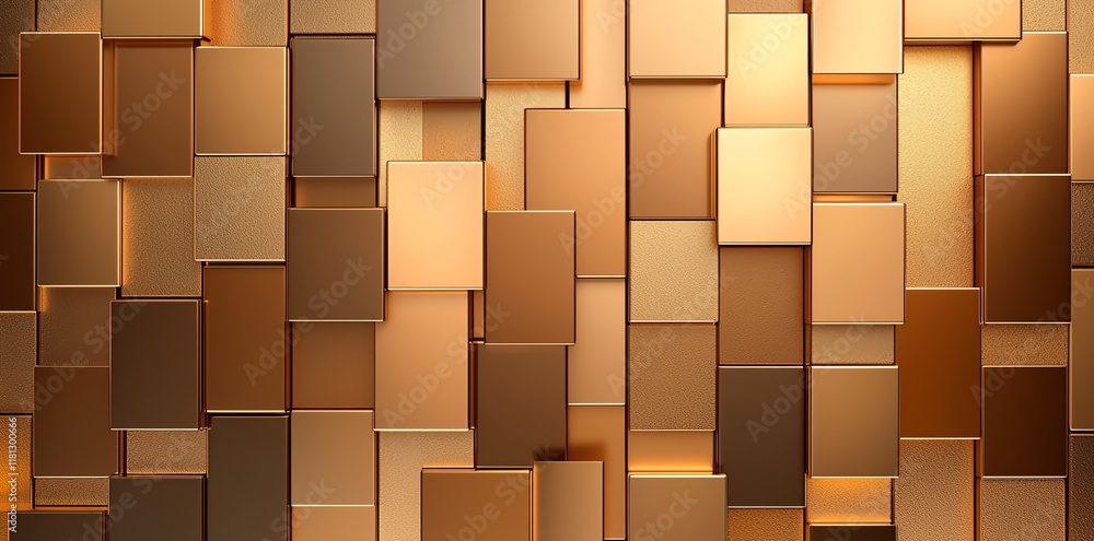 Poster this abstract background features a modern arrangement of textured squares in warm earthy tones, per