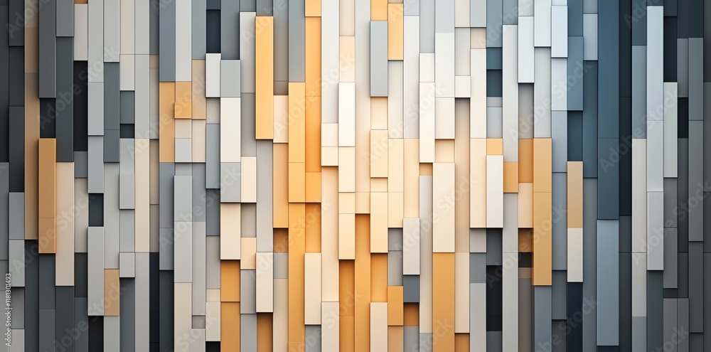 Aufkleber a modern abstract background featuring layered rectangular blocks in varying shades of blue, grey, a