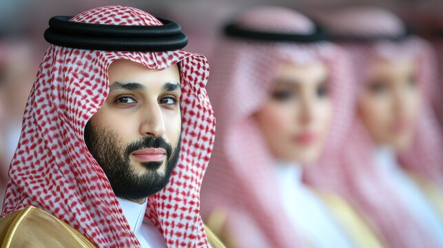 Portrait of Mohammed bin Salman, Crown Prince of Saudi Arabia
