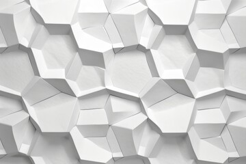 Futuristic white abstract geometric pattern background wallpaper decoration texture