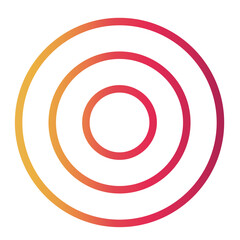 circle Line Gradient Icon