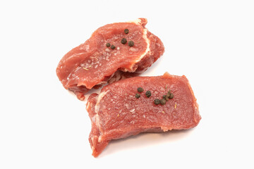 viande de sanglier, en gros plan