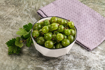 Ripe sweeet and juicy gooseberry