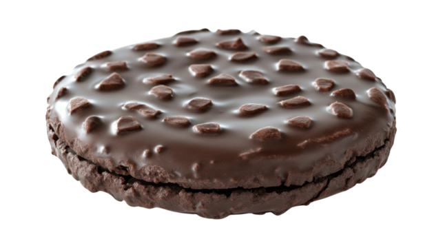 Chocolate cookie transparent background