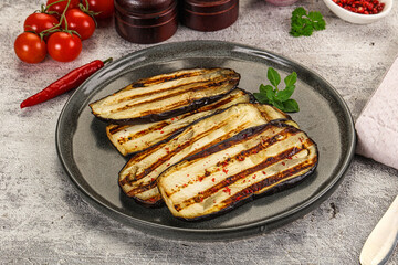  Vegan Grilled eggplant slices snack