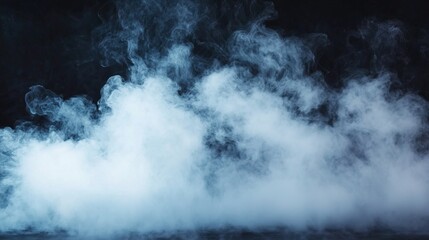 Fototapeta premium Abstract Smoke Patterns Dancing in Darkness, Abstract smoke concept.