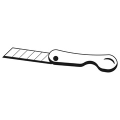 cutter and knife vector illustration design