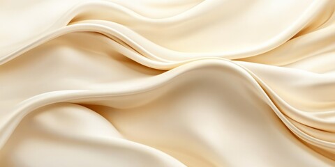 Obraz premium Abstract background with soft golden tones, smooth curves, and wavy lines