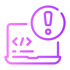 error gradient icon