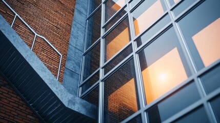 Geometric Glass Forms with Plants and Stones in Eco-Friendly Setting