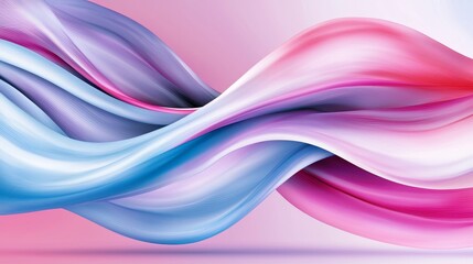 Abstract Swirling Pink Purple and Blue Fluid Wave Design Modern Background Texture