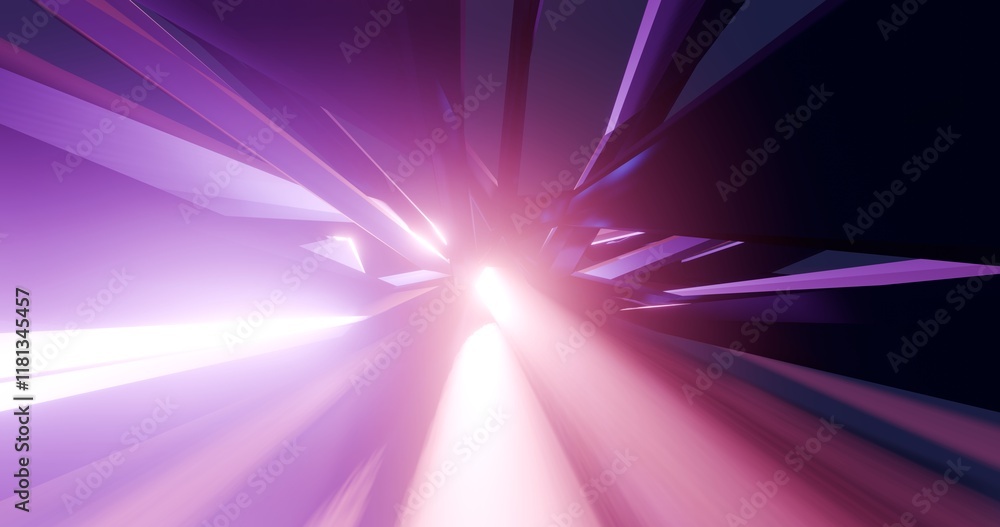 Poster futuristic abstract background crystal pattern in design 3d render