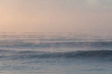 Fototapeta premium Mist over the Atlantic Sea.