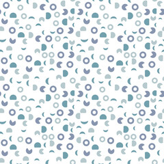 seamless pattern with bubbles donut elips and moon blue purple color jpg