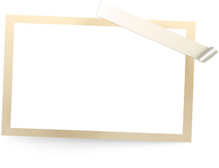 Vintage Photo Frame with Tape