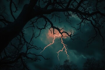 Stunning Close-Up Image of a Lightning Bolt Captured in Gigapixel Quality for High-Resolution Projects