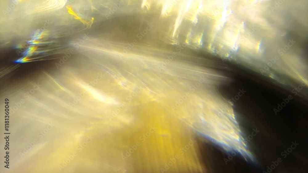Poster a vibrant abstract background with dynamic light leaks and smooth blurred effects, merging dark and 