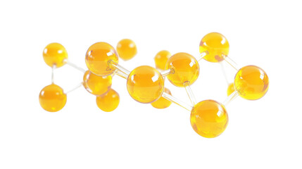 Molecular and DNA model transparent background