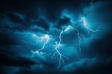 A Detailed Shot of Multiple Lightning Strikes Captured in Gigapixel Quality for Natural Phenomena Studies