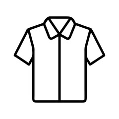 chemise icon, dress line art, dress vector - simple black line art icon of chemise perfect for logos, and dress-themed designs.