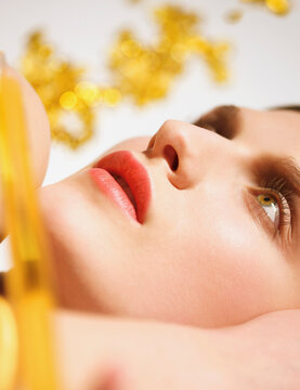 Close up of a young woman
