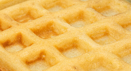 Waffle texture background. Waffle pattern