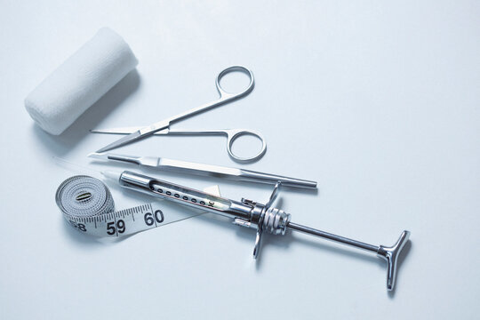 Medical Supplies on white background 
