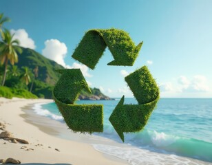 Recycle earth day. Celebration earth day concept