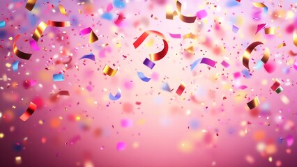 Colorful confetti celebration for special occasions and events