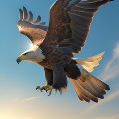 eagle in flight