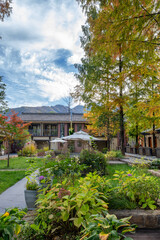 autumn in the liuba qinling mountains, china
