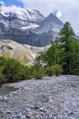 Hengduan Mountains in Yading, Daocheng, China