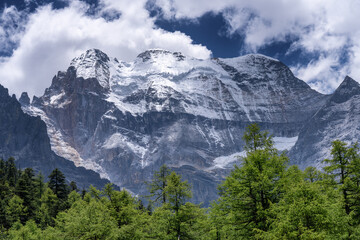 Hengduan Mountains in Yading, Daocheng, China