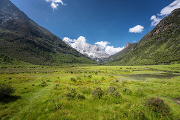 Hengduan Mountains in Yading, Daocheng, China
