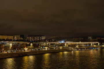 Obraz premium night view of the city