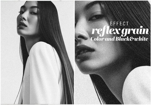 Black and White Portrait Filter Effect, AI-Generated