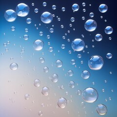 Obraz premium Water bubbles background