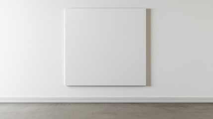 An empty white room with white wall.