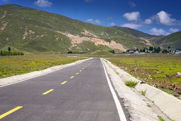 landscape with hengduan mountains, China