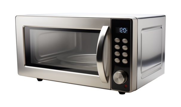 Stainless Steel Microwave Oven with Digital Display
